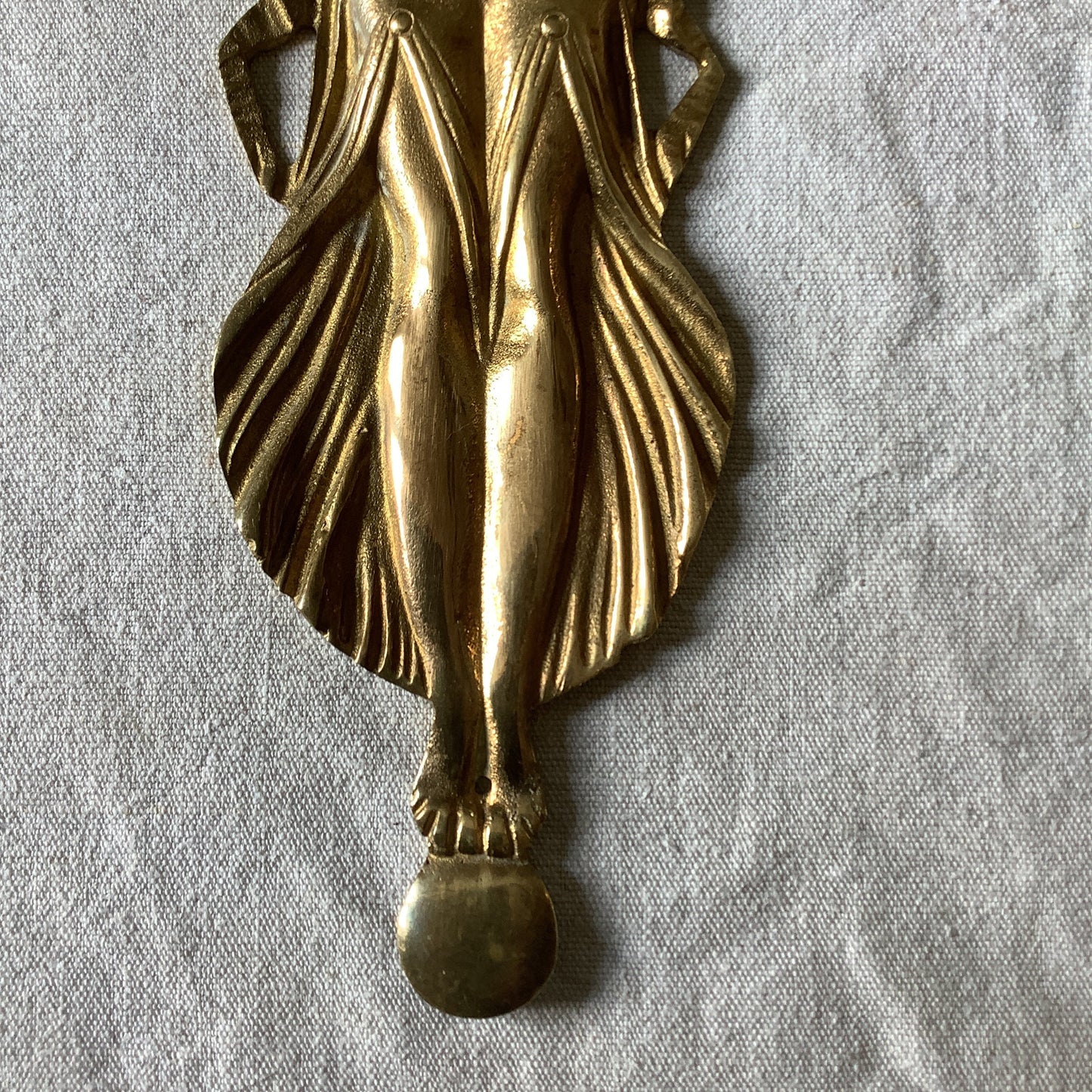 Antique French Ormolu Brass Decorative Classical Hardware for Furniture 1900s One Piece made in France Angel