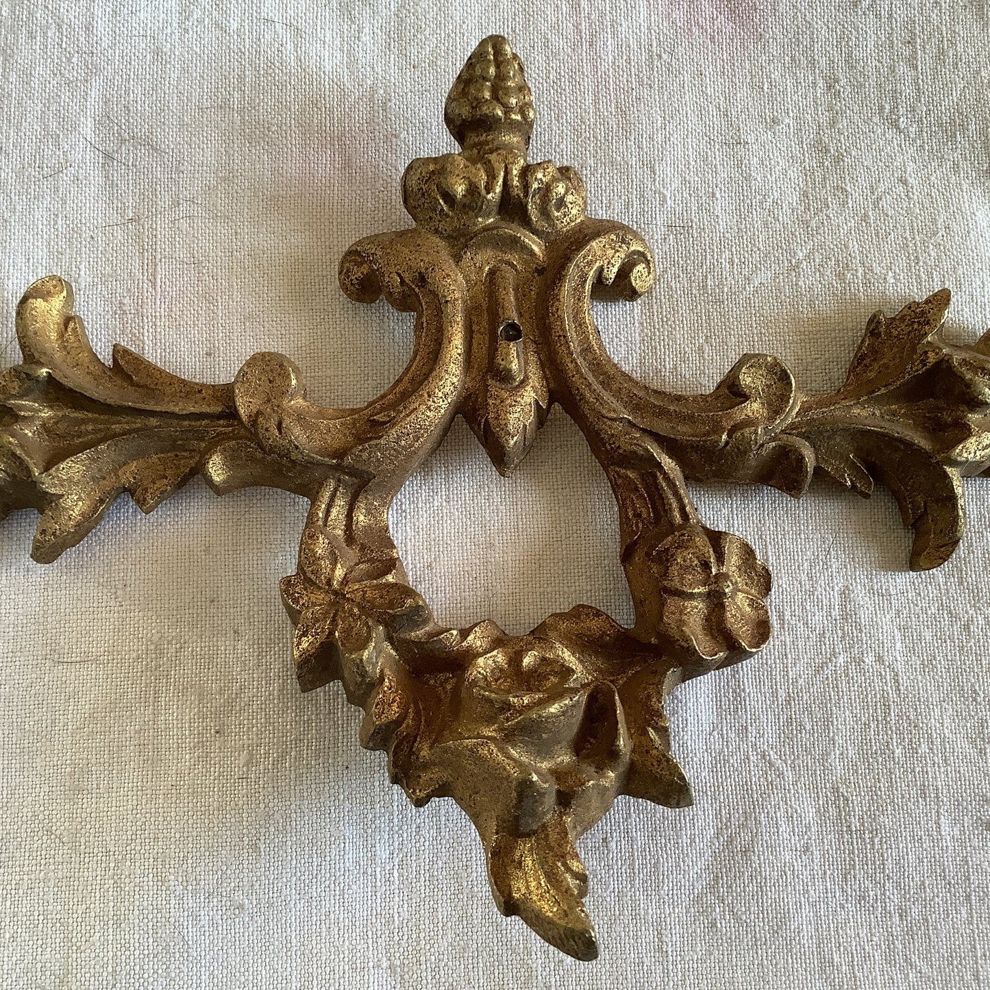 Antique French Brass Decorative Classical Hardware for Furniture 1900s One Piece made in France Classical