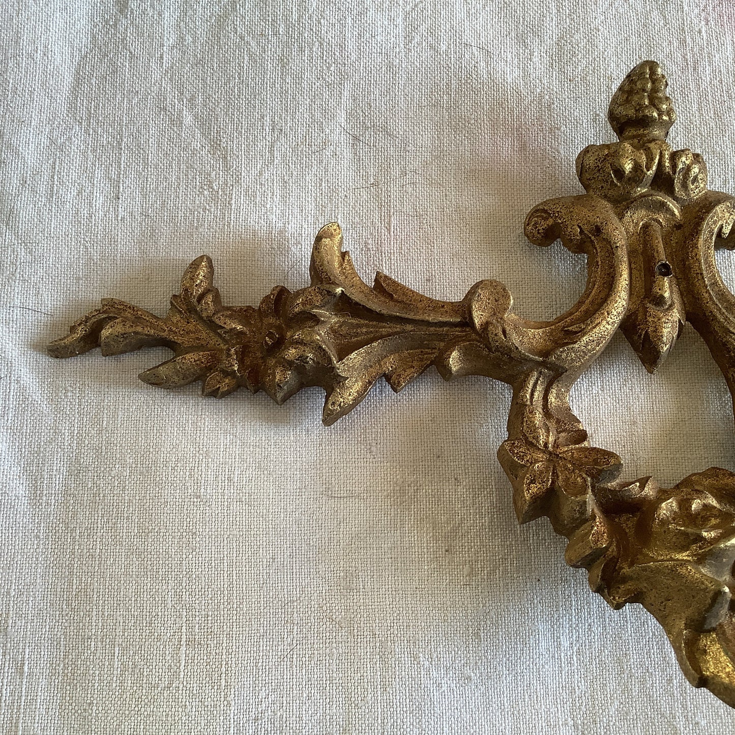 Antique French Brass Decorative Classical Hardware for Furniture 1900s One Piece made in France Classical