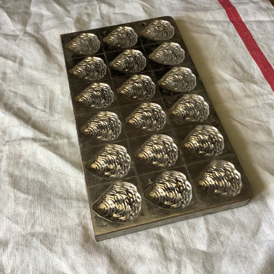 Moules à chocolat durs professionnels de pâtisserie française L'Etang des années 1950 / moules fabriqués en France moule / moule en métal moulé